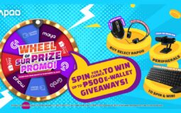 Spin the Wheel of SurPrize with Rapoo:  Score Up to ₱500 e-Wallet Giveaway!