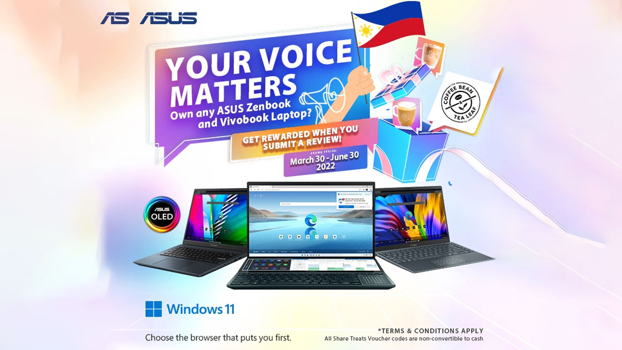 Own a Zenbook or Vivobook? Submit a Review and get Rewards from ASUS!
