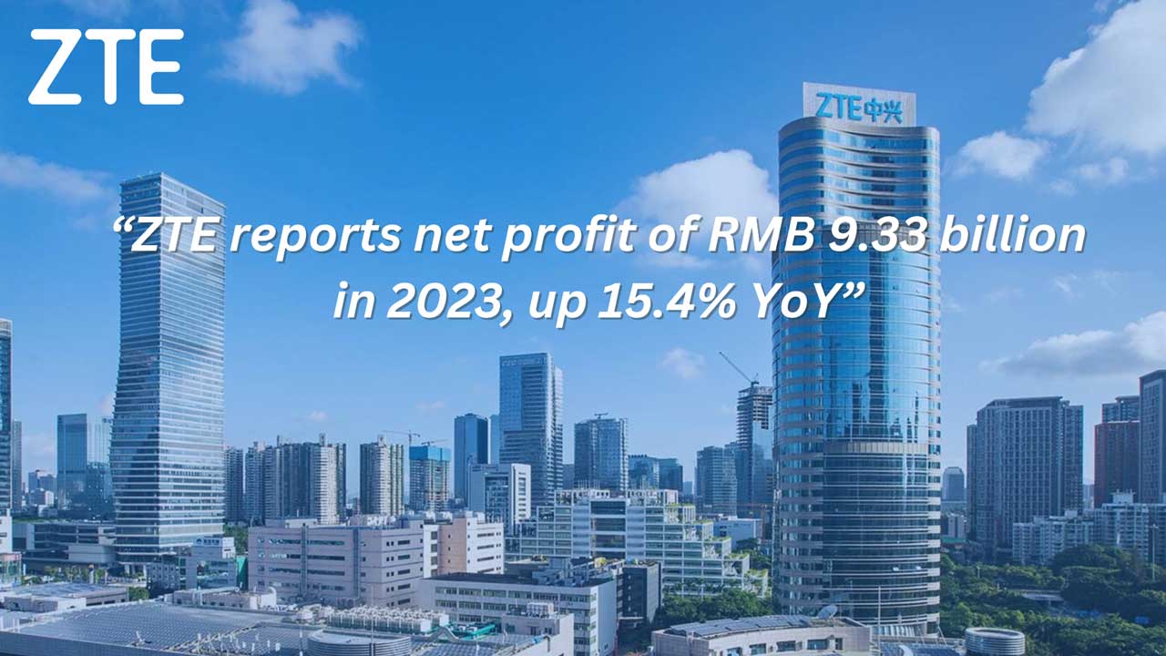 ZTE Reports Net profit of RMB 9.33 Billion in 2023